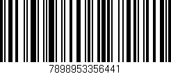 Código de barras (EAN, GTIN, SKU, ISBN): '7898953356441'