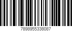 Código de barras (EAN, GTIN, SKU, ISBN): '7898955338087'