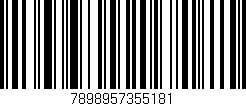 Código de barras (EAN, GTIN, SKU, ISBN): '7898957355181'