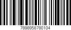 Código de barras (EAN, GTIN, SKU, ISBN): '7898958780104'