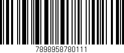 Código de barras (EAN, GTIN, SKU, ISBN): '7898958780111'