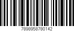 Código de barras (EAN, GTIN, SKU, ISBN): '7898958780142'