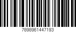 Código de barras (EAN, GTIN, SKU, ISBN): '7898961447193'