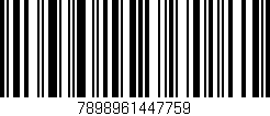 Código de barras (EAN, GTIN, SKU, ISBN): '7898961447759'