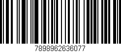 Código de barras (EAN, GTIN, SKU, ISBN): '7898962636077'