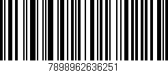 Código de barras (EAN, GTIN, SKU, ISBN): '7898962636251'