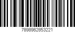 Código de barras (EAN, GTIN, SKU, ISBN): '7898962853221'