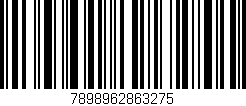 Código de barras (EAN, GTIN, SKU, ISBN): '7898962863275'