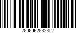 Código de barras (EAN, GTIN, SKU, ISBN): '7898962863602'
