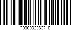 Código de barras (EAN, GTIN, SKU, ISBN): '7898962863718'