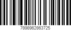 Código de barras (EAN, GTIN, SKU, ISBN): '7898962863725'