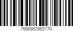 Código de barras (EAN, GTIN, SKU, ISBN): '7898962863770'
