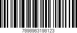 Código de barras (EAN, GTIN, SKU, ISBN): '7898963198123'