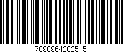 Código de barras (EAN, GTIN, SKU, ISBN): '7898964202515'