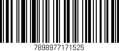 Código de barras (EAN, GTIN, SKU, ISBN): '7898977171525'