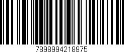Código de barras (EAN, GTIN, SKU, ISBN): '7898994218975'