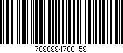 Código de barras (EAN, GTIN, SKU, ISBN): '7898994700159'
