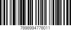 Código de barras (EAN, GTIN, SKU, ISBN): '7898994778011'