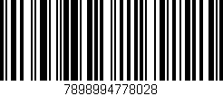 Código de barras (EAN, GTIN, SKU, ISBN): '7898994778028'