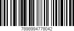 Código de barras (EAN, GTIN, SKU, ISBN): '7898994778042'