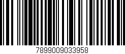 Código de barras (EAN, GTIN, SKU, ISBN): '7899009033958'
