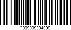 Código de barras (EAN, GTIN, SKU, ISBN): '7899009034009'