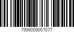 Código de barras (EAN, GTIN, SKU, ISBN): '7899009057077'