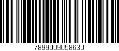 Código de barras (EAN, GTIN, SKU, ISBN): '7899009058630'