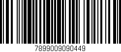 Código de barras (EAN, GTIN, SKU, ISBN): '7899009090449'