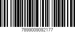 Código de barras (EAN, GTIN, SKU, ISBN): '7899009092177'