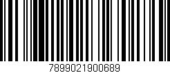 Código de barras (EAN, GTIN, SKU, ISBN): '7899021900689'