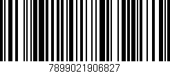 Código de barras (EAN, GTIN, SKU, ISBN): '7899021906827'