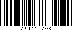 Código de barras (EAN, GTIN, SKU, ISBN): '7899021907756'