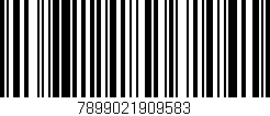 Código de barras (EAN, GTIN, SKU, ISBN): '7899021909583'