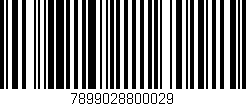 Código de barras (EAN, GTIN, SKU, ISBN): '7899028800029'