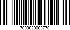 Código de barras (EAN, GTIN, SKU, ISBN): '7899028803778'