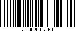 Código de barras (EAN, GTIN, SKU, ISBN): '7899028807363'