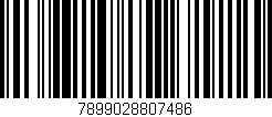 Código de barras (EAN, GTIN, SKU, ISBN): '7899028807486'