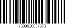 Código de barras (EAN, GTIN, SKU, ISBN): '7899028807875'