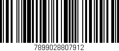 Código de barras (EAN, GTIN, SKU, ISBN): '7899028807912'