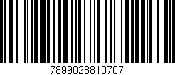 Código de barras (EAN, GTIN, SKU, ISBN): '7899028810707'