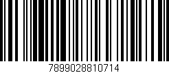 Código de barras (EAN, GTIN, SKU, ISBN): '7899028810714'