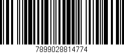 Código de barras (EAN, GTIN, SKU, ISBN): '7899028814774'