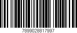 Código de barras (EAN, GTIN, SKU, ISBN): '7899028817997'