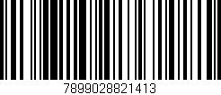 Código de barras (EAN, GTIN, SKU, ISBN): '7899028821413'