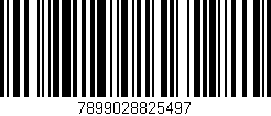 Código de barras (EAN, GTIN, SKU, ISBN): '7899028825497'