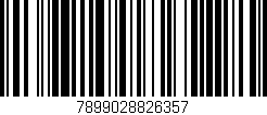 Código de barras (EAN, GTIN, SKU, ISBN): '7899028826357'