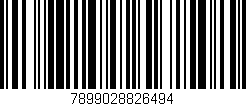 Código de barras (EAN, GTIN, SKU, ISBN): '7899028826494'