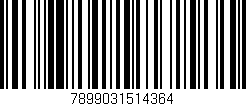 Código de barras (EAN, GTIN, SKU, ISBN): '7899031514364'
