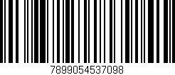 Código de barras (EAN, GTIN, SKU, ISBN): '7899054537098'